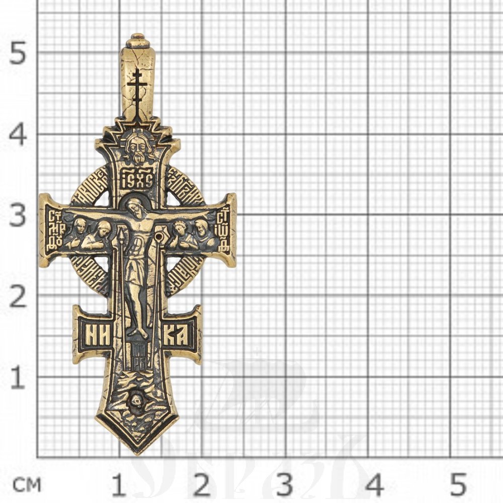 крест «никитрион», золото 585 проба желтое (арт. 201.960)